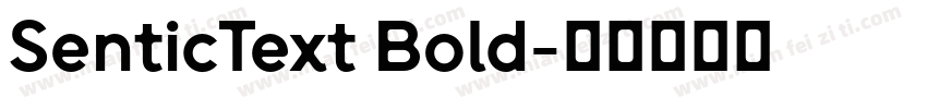 SenticText Bold字体转换